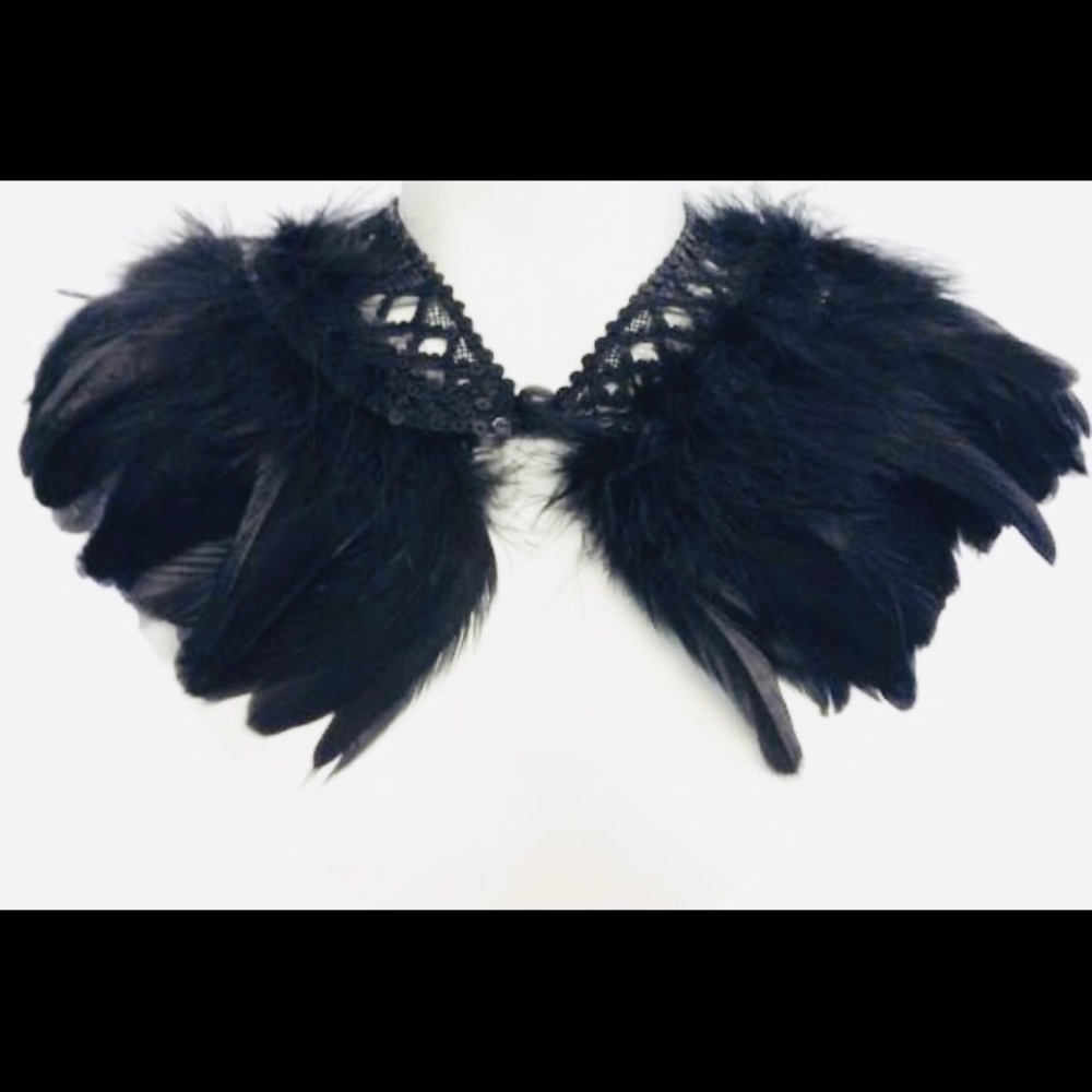 Louis Vuitton Feather Collar Embellished